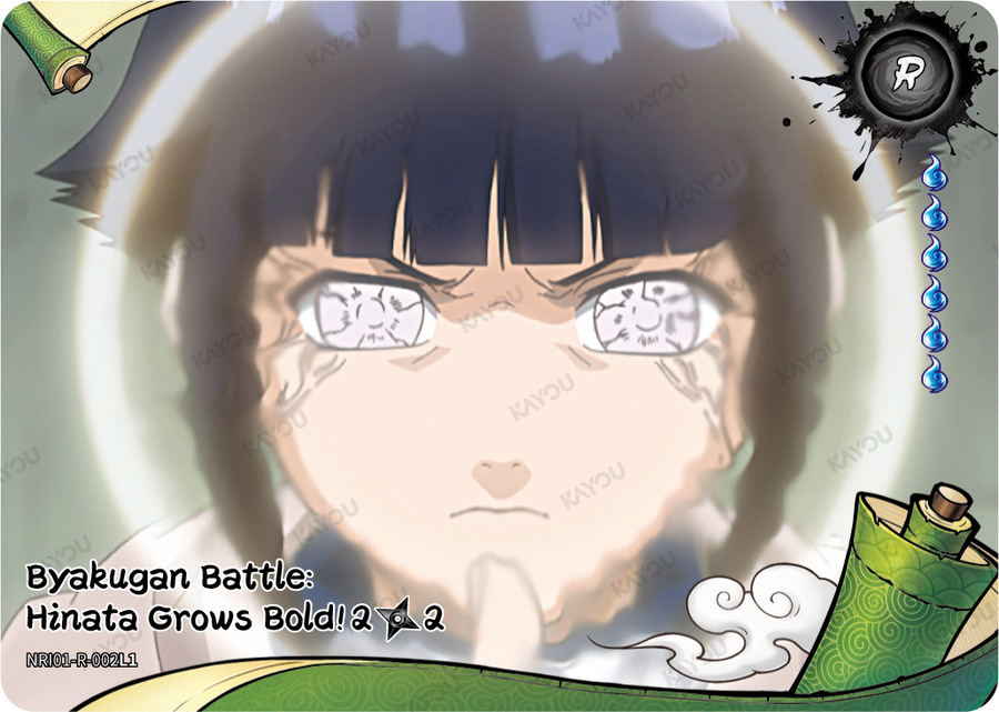 NREA01-R-002L1 · Byakugan Battle: Hinata Grows Bold!
2/2 · R