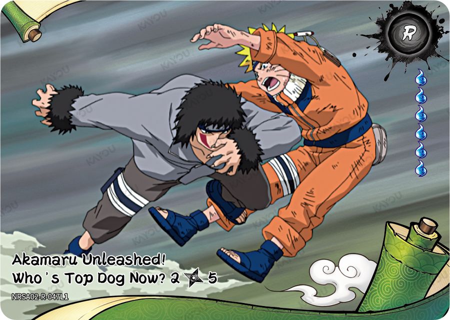NRSA02-R-047L1 · Akamaru Unleashed! Who's Top Dog Now?
2/5 · R