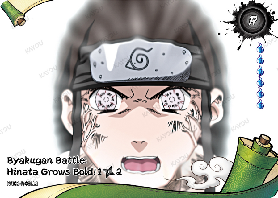 NREA01-R-001L1 · Byakugan Battle: Hinata Grows Bold!
1/2 · R