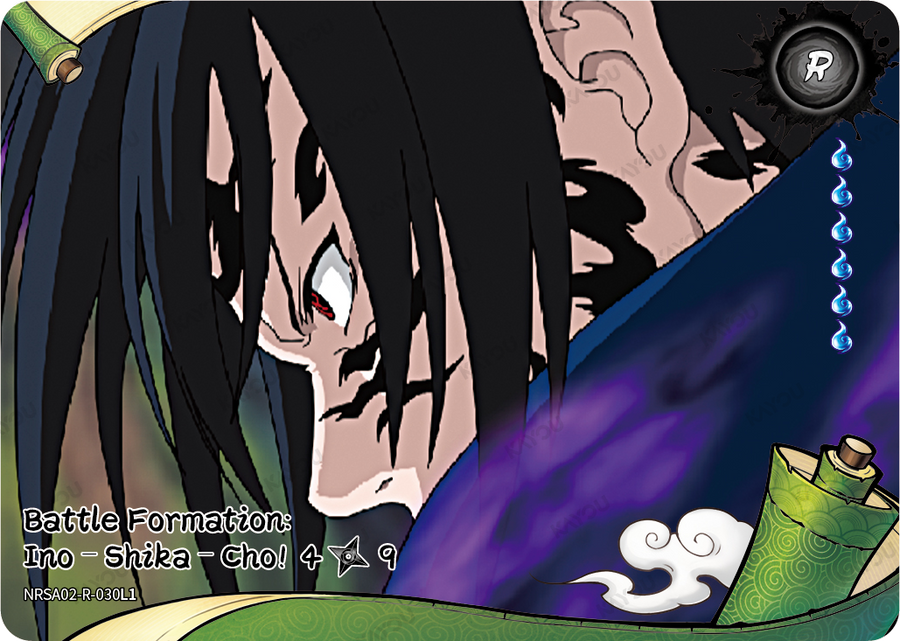 NRSA02-R-030L1 · Battle Formation: Ino–Shika–Cho!
4/9 · R
