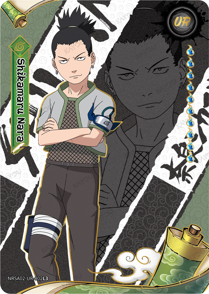 NRSA02-UR-002L3 · Shikamaru Nara · UR