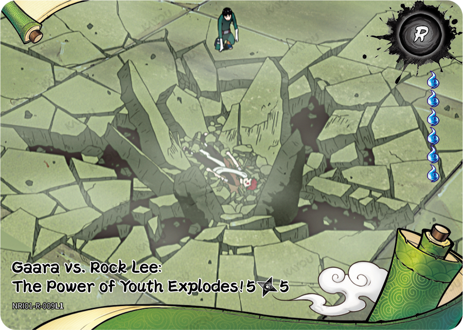 NREA01-R-009L1 · Gaara vs. Rock Lee: The Power of Youth Explodes!
5/5 · R