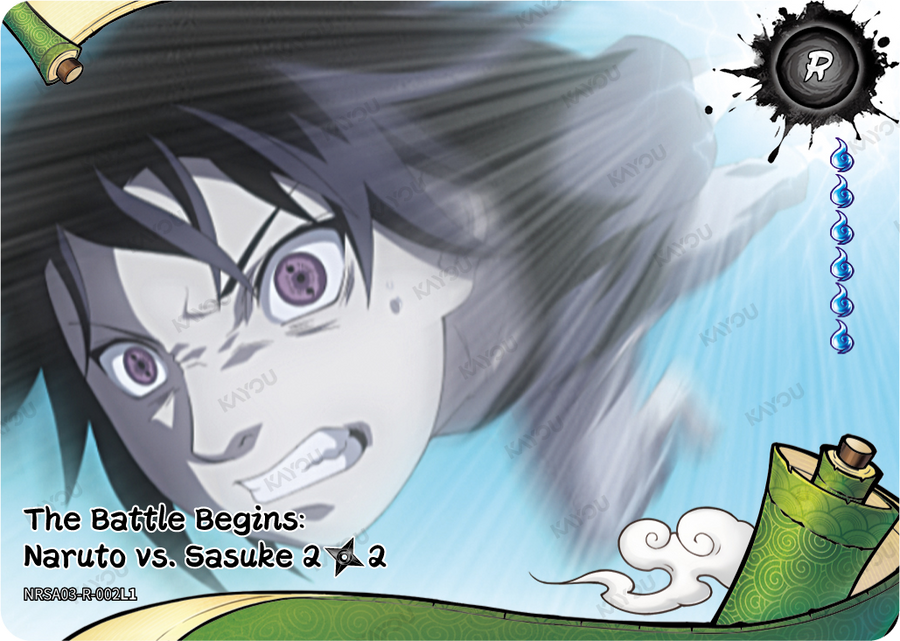 NRSA03-R-002L1 · The Battle Begins: Naruto vs. Sasuke
2/2 · R