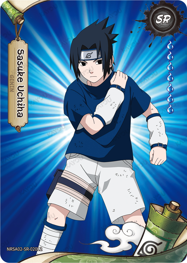 NRSA02-SR-020L2 · Sasuke Uchiha · SR