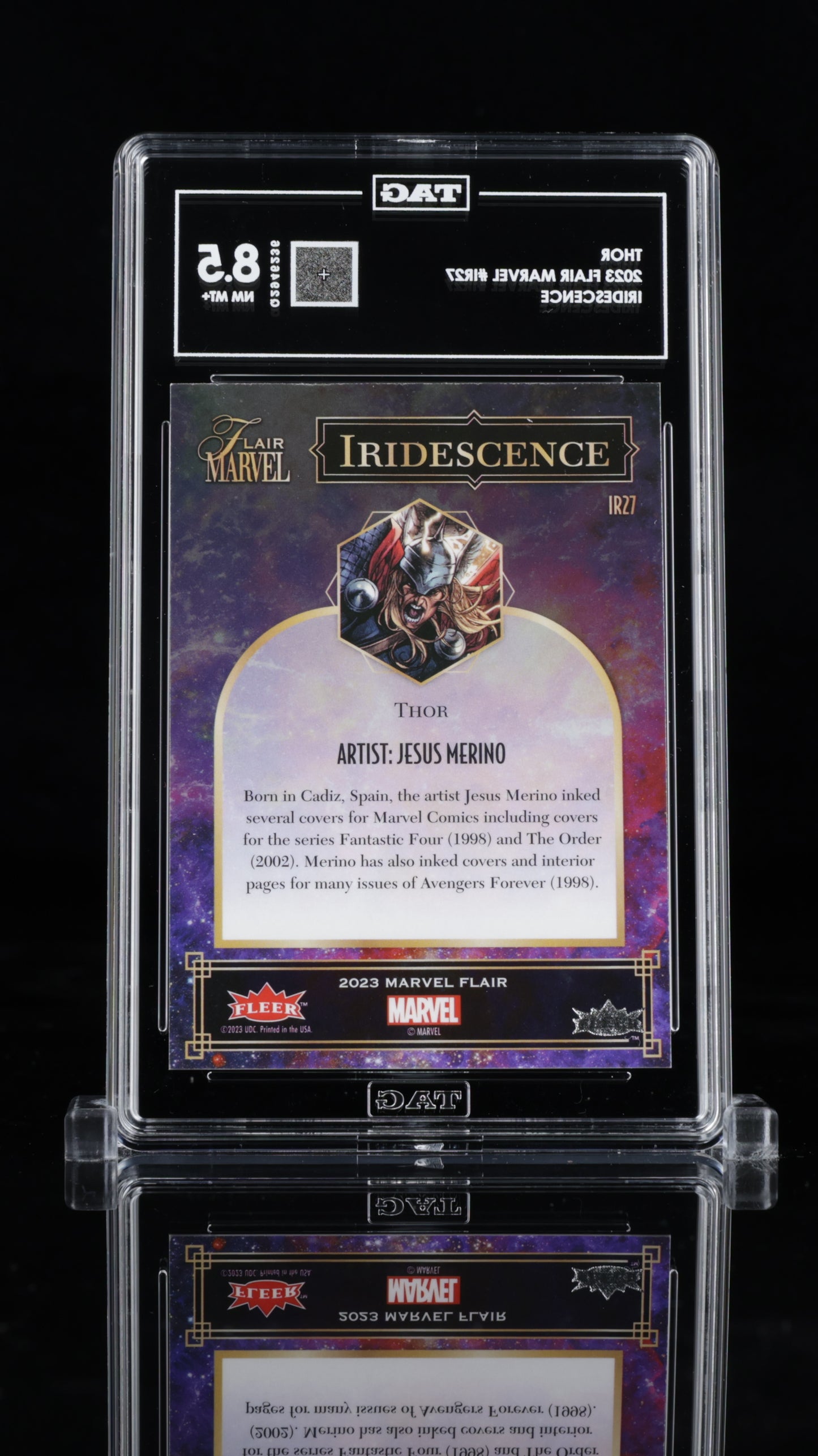 2023 Flair Marvel • Thor • #IR27 • TAG 8.5 NM MT+ • Q2946236