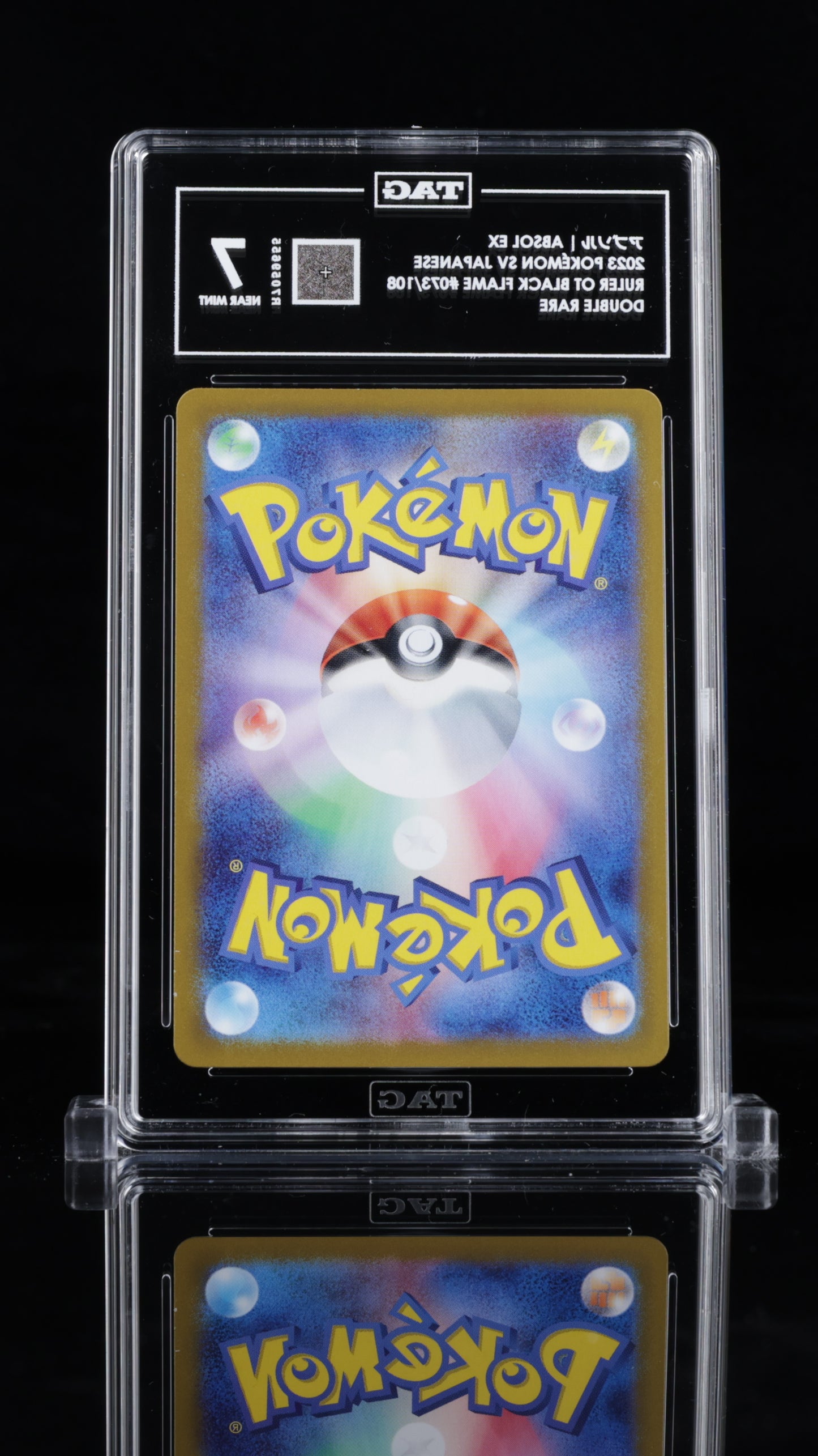 2023 Pokémon • Ruler of the Black Flame • アブソル | Absol • #073 Double Rare • TAG 7 Near Mint • R7059655