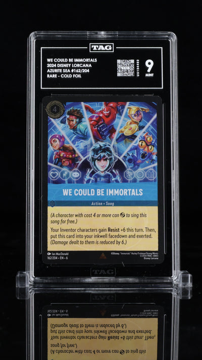 2024 Disney Lorcana • Azurite Sea • We Could Be Immortals • #162 Cold Foil • TAG 9 Mint • U5134402