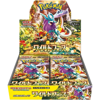 Pokémon Japan TCG: Scarlet & Violet-Wild Force, Booster Box NEW/SEALED w/shrink