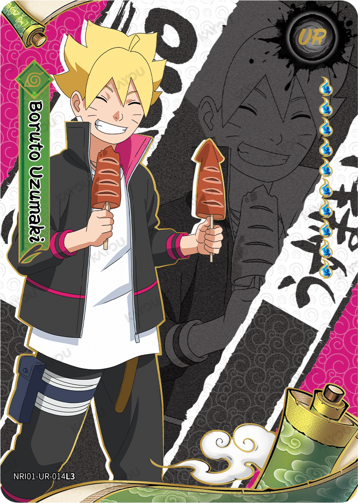 NREA01-UR-014L3 · Boruto Uzumaki · UR