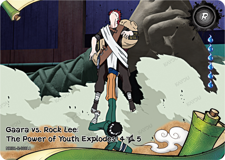 NREA01-R-008L1 · Gaara vs. Rock Lee: The Power of Youth Explodes!
4/5 · R