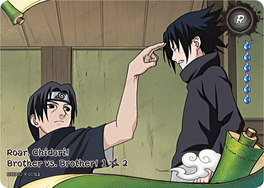 NREA02-R-003L1 · Roar, Chidori! Brother vs. Brother!
1/2 · R
