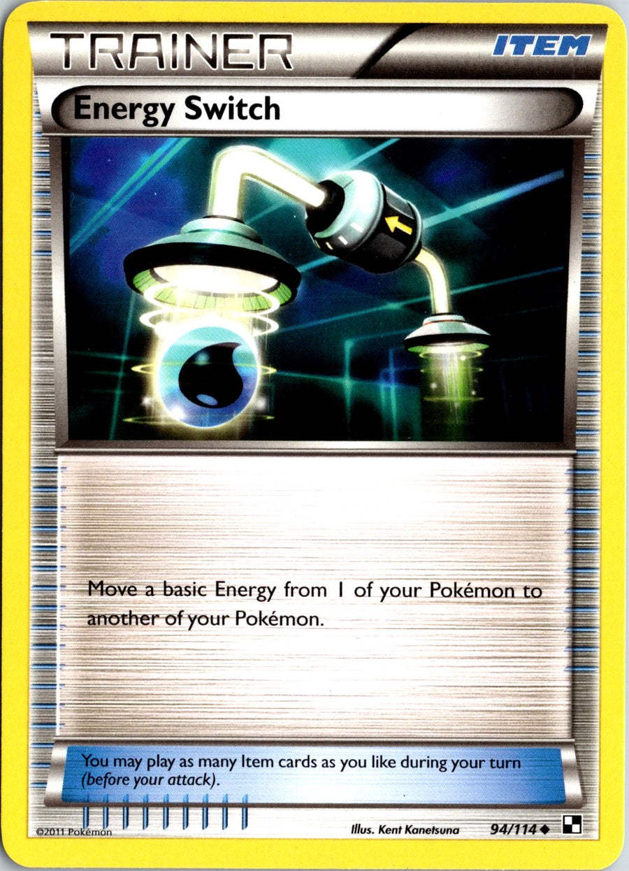 Pokémon Black & White: Energy Switch 94/114 - NM front