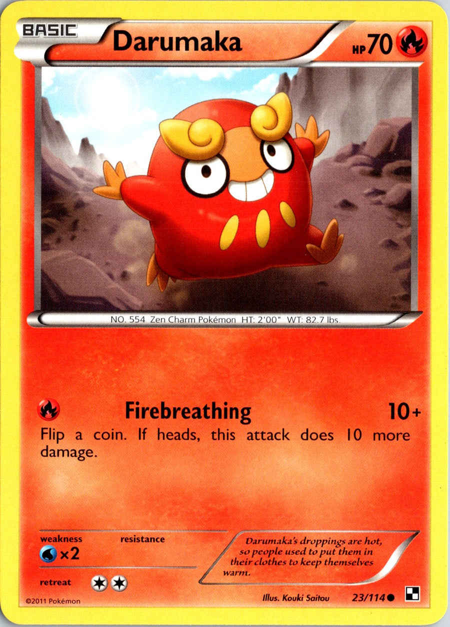 Pokémon Black & White: Darumaka 23/114 - NM front