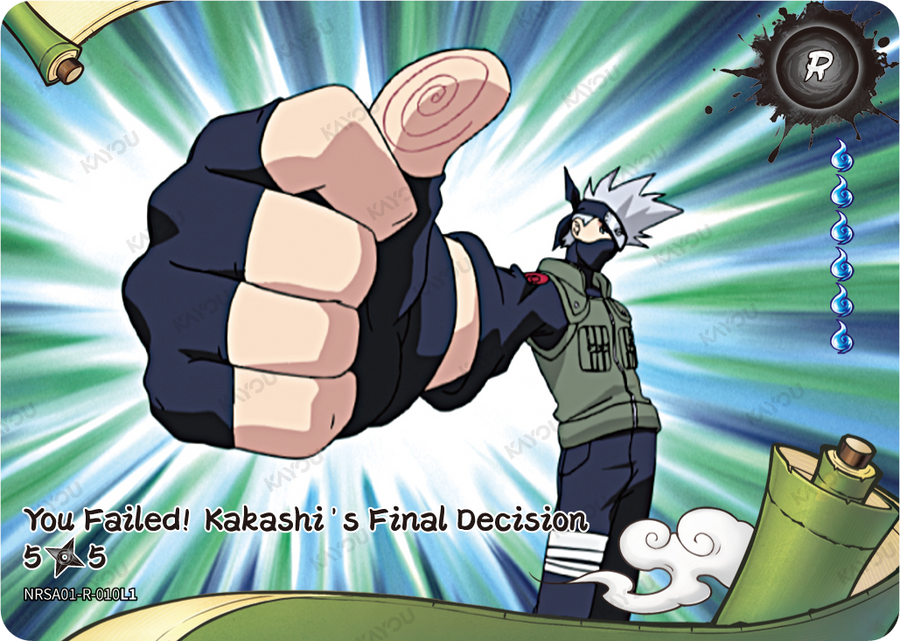 NRSA01-R-010L1 · You Failed! Kakashi's Final Decision
5/5 · R