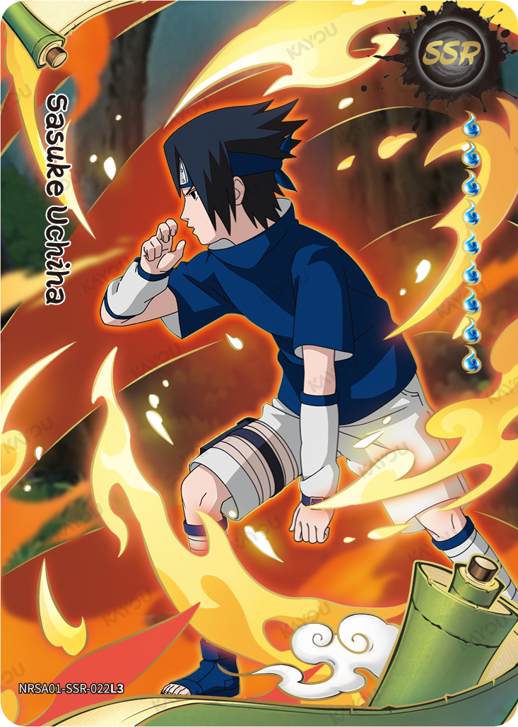 NRSA01-SSR-022L3 · Sasuke Uchiha · SSR