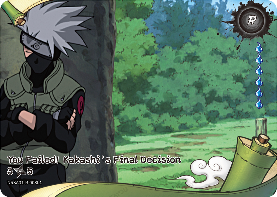 NRSA01-R-008L1 · You Failed! Kakashi's Final Decision
3/5 · R