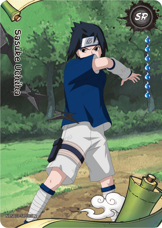 NRSA01-SR-020L2 · Sasuke Uchiha · SR