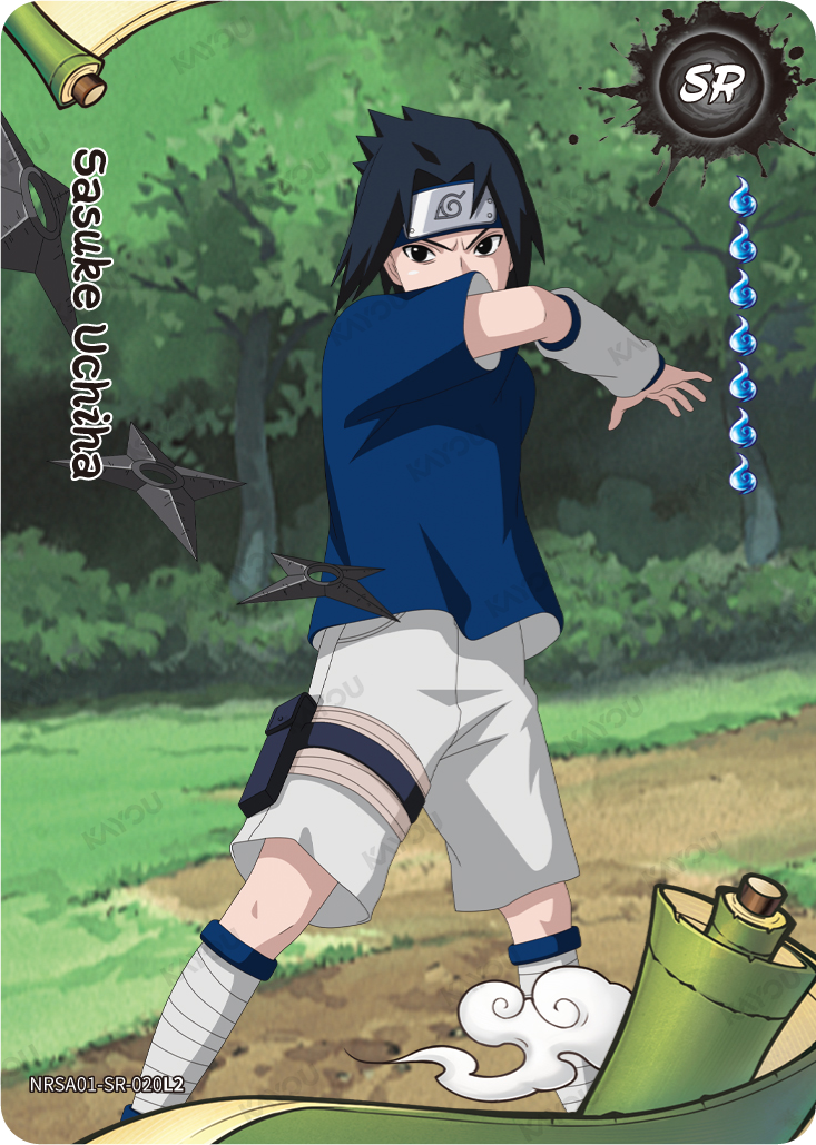 NRSA01-SR-020L2 · Sasuke Uchiha · SR
