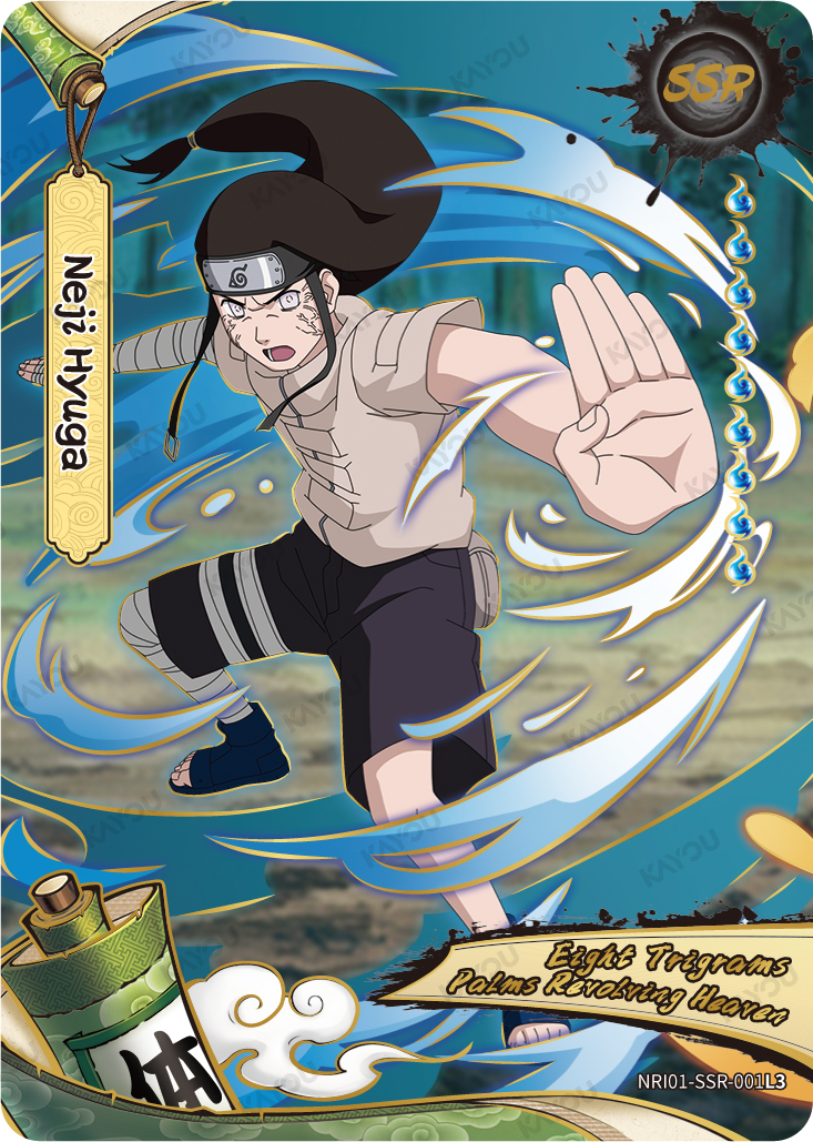 NREA01-SSR-001L3 · Neji Hyuga · SSR