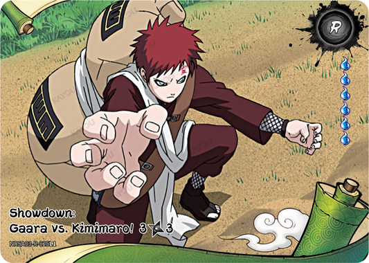 NRSA03-R-025L1 · Showdown: Gaara vs. Kimimaro!
3/3 · R