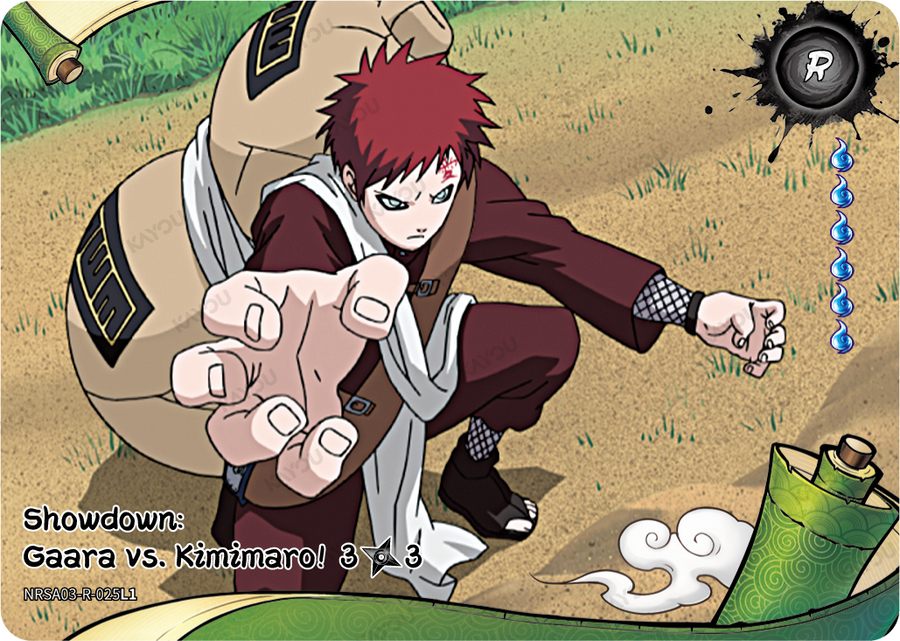 NRSA03-R-025L1 · Showdown: Gaara vs. Kimimaro!
3/3 · R