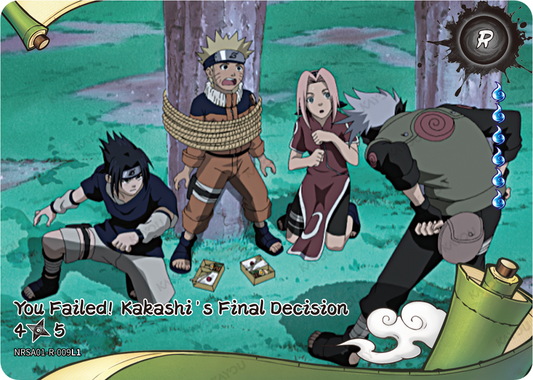 NRSA01-R-009L1 · You Failed! Kakashi's Final Decision
4/5 · R