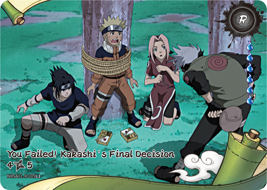 NRSA01-R-009L1 · You Failed! Kakashi's Final Decision
4/5 · R