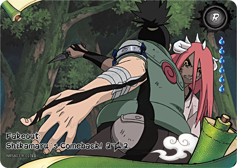 NRSA03-R-017L1 · Fakeout: Shikamaru's Comeback!
2/2 · R