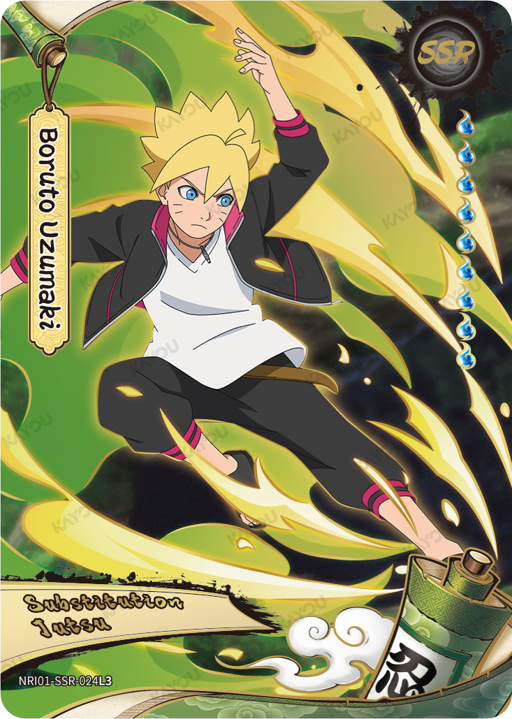 NREA01-SSR-024L3 · Boruto Uzumaki · SSR