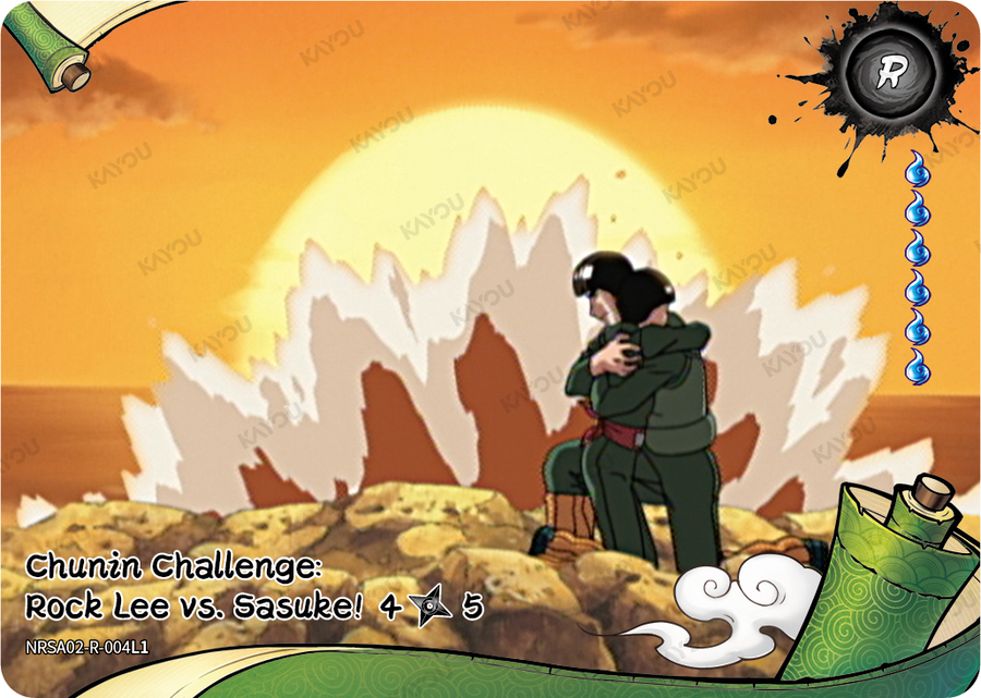NRSA02-R-004L1 · Chunin Challenge: Rock Lee vs. Sasuke!
4/5 · R