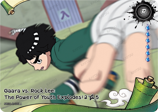 NREA01-R-006L1 · Gaara vs. Rock Lee: The Power of Youth Explodes!
2/5 · R