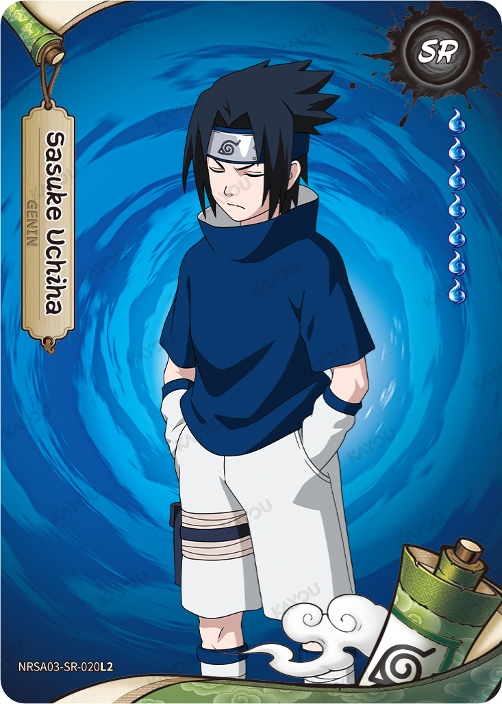 NRSA03-SR-020L2 · Sasuke Uchiha · SR