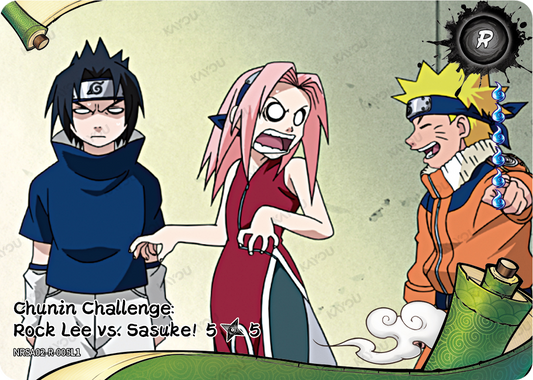 NRSA02-R-005L1 · Chunin Challenge: Rock Lee vs. Sasuke!
5/5 · R