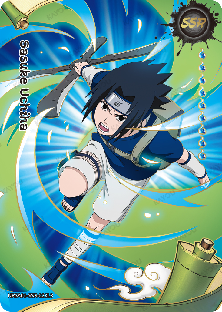 NRSA01-SSR-023L3 · Sasuke Uchiha · SSR
