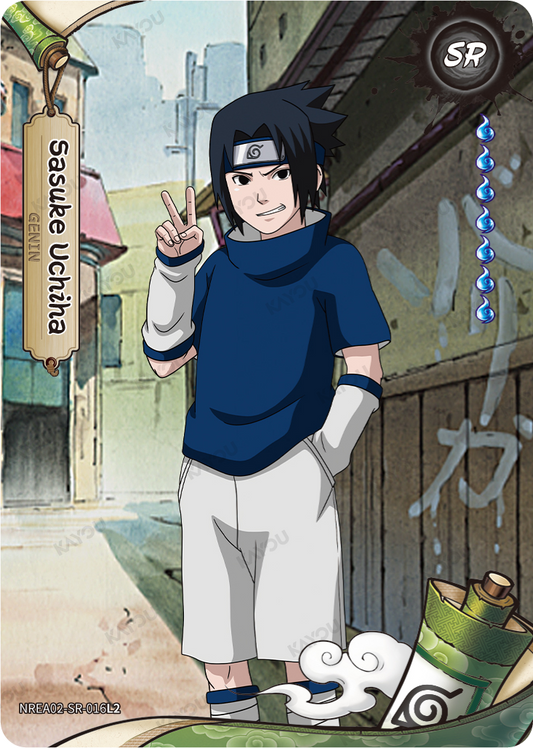 NREA02-SR-016L2 · Sasuke Uchiha · SR