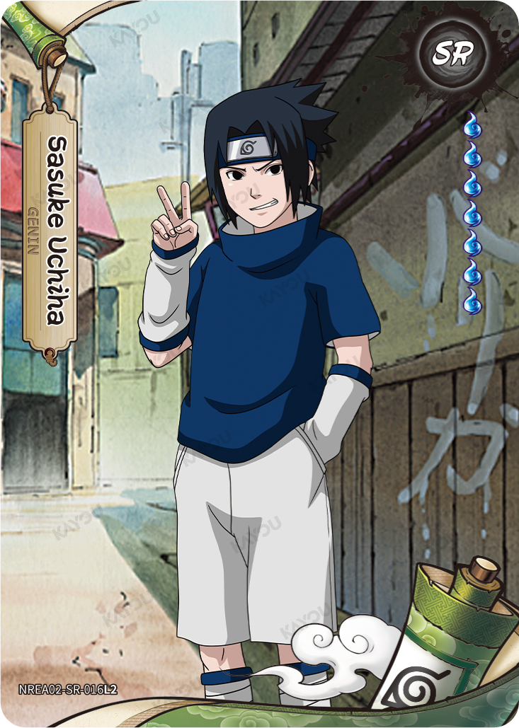 NREA02-SR-016L2 · Sasuke Uchiha · SR