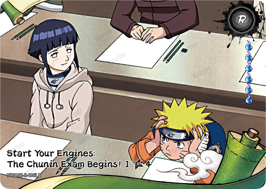 NRSA02-R-006L1 · Start Your Engines: The Chunin Exam Begins!
1/4 · R