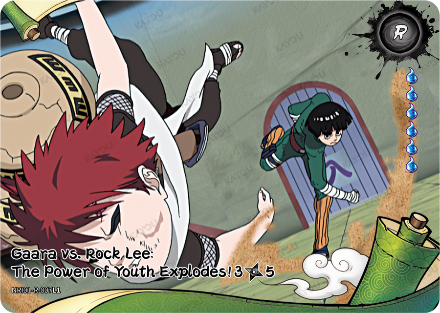 NREA01-R-007L1 · Gaara vs. Rock Lee: The Power of Youth Explodes!
3/5 · R