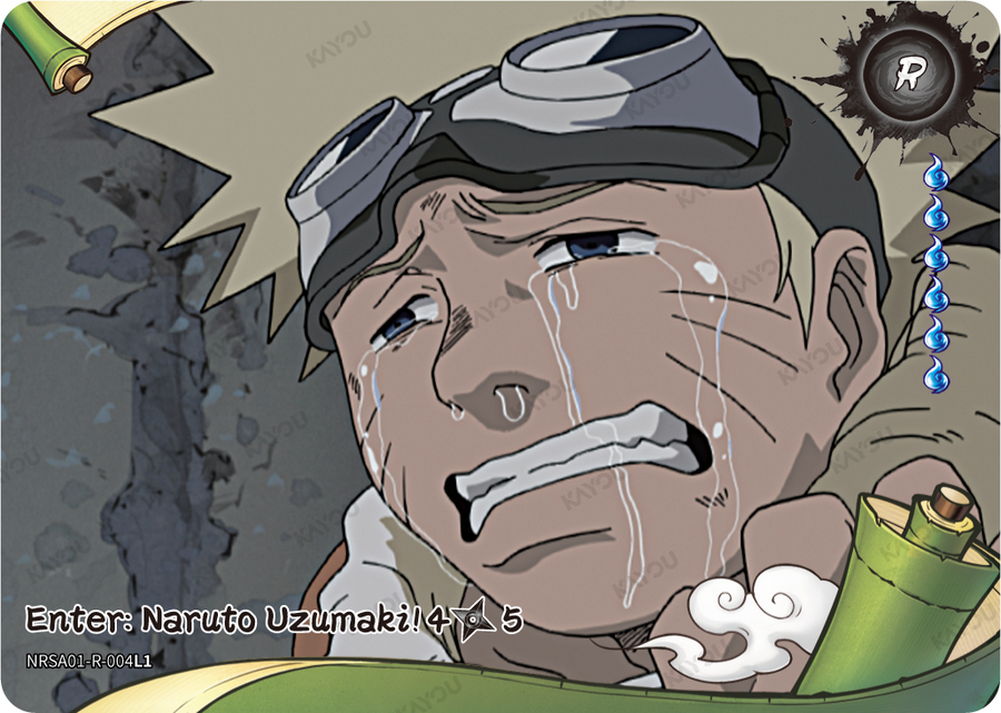 NRSA01-R-004L1 · Enter: Naruto Uzumaki! 
4/5 · R