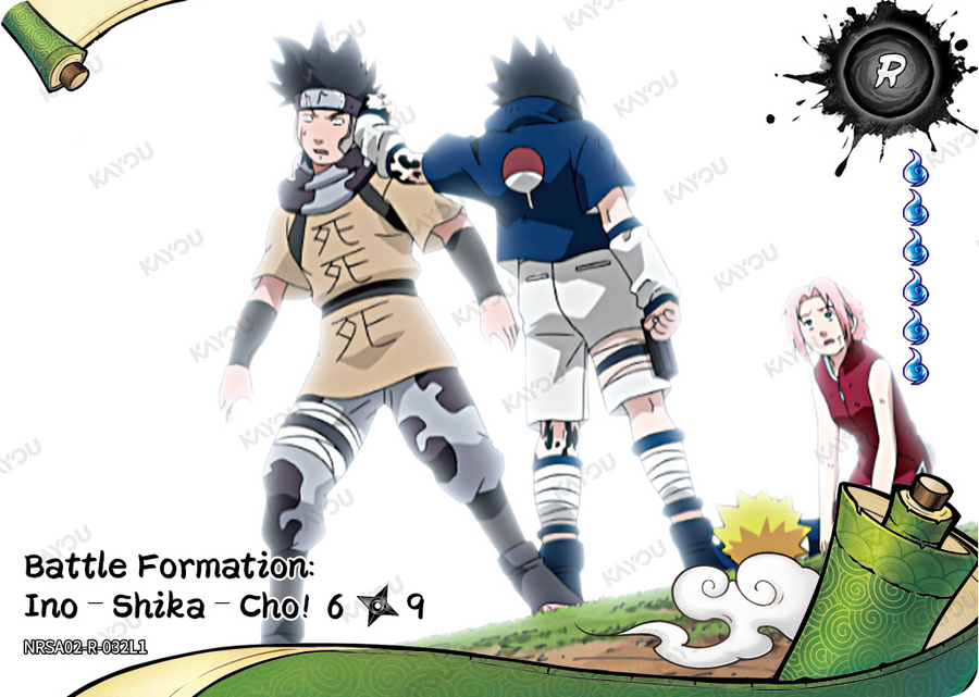 NRSA02-R-032L1 · Battle Formation: Ino–Shika–Cho!
6/9 · R