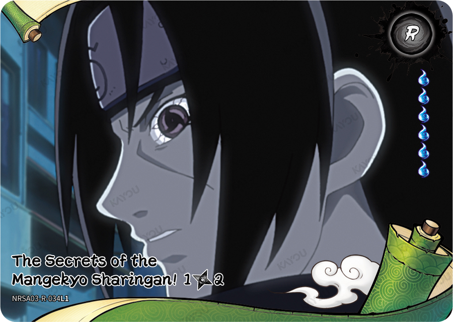 NRSA03-R-034L1 · The Secrets of the Mangekyo Sharingan!
1/2 · R
