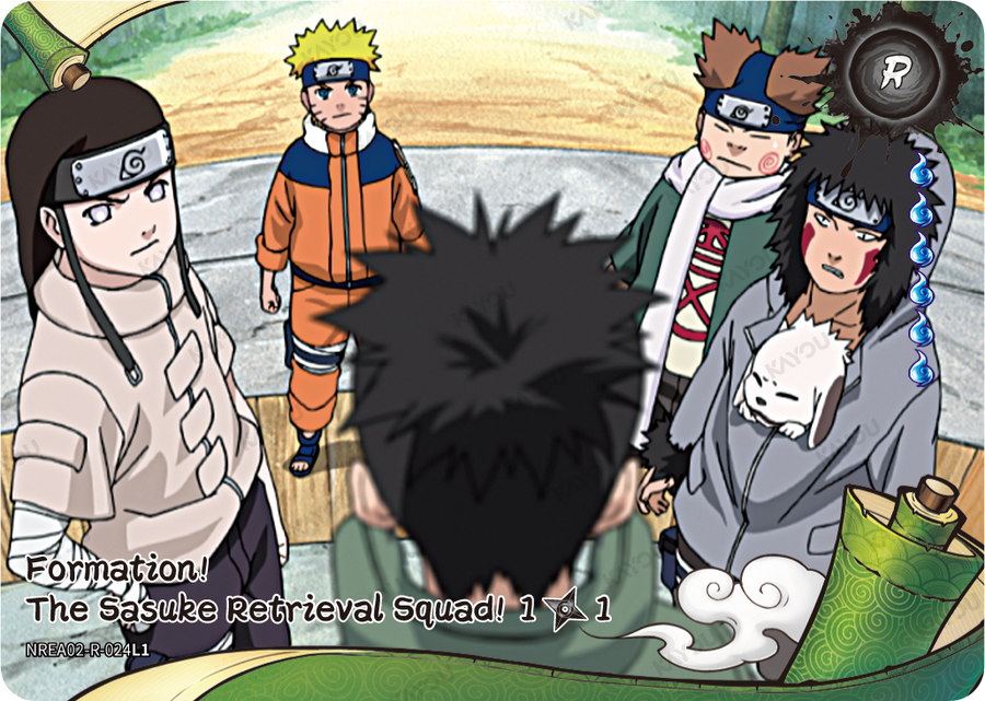 NREA02-R-024L1 · Formation!  The Sasuke Retrieval Squad!
1/1 · R