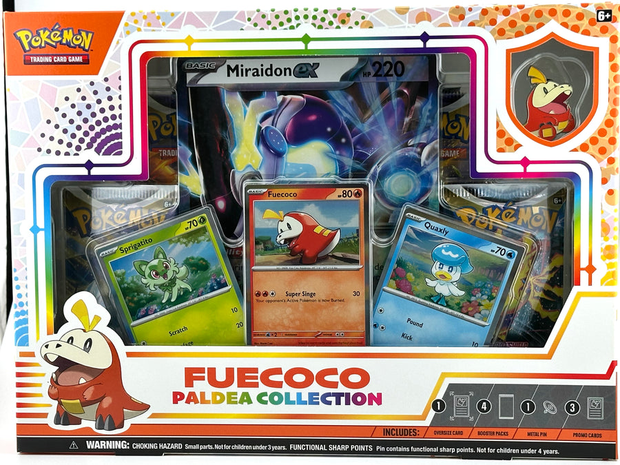 Pokémon TCG: Fuecoco Paldea Collection Box | NEW/SEALED