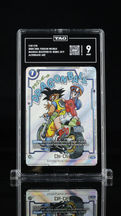 Dragonball Super Fusion World • Manga Booster 01 • Chi Chi • #SB01-019 • Alternate Art • Grade: TAG 9 Mint • G1003324