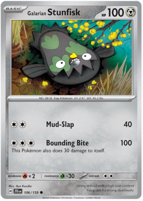 106 Galarian Stunfisk