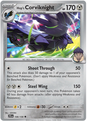 108 Hop's Corviknight