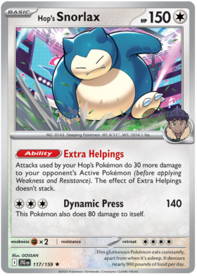 117 Hop's Snorlax