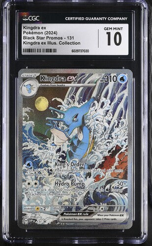 2024 Pokémon • Scarlet & Violet Promo • Kingdra ex • #131 • CGC 10 Gem Mint • 6029737020