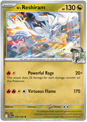 116 N's Reshiram