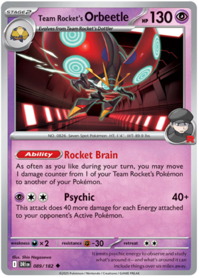 089 Team Rocket's Orbeetle